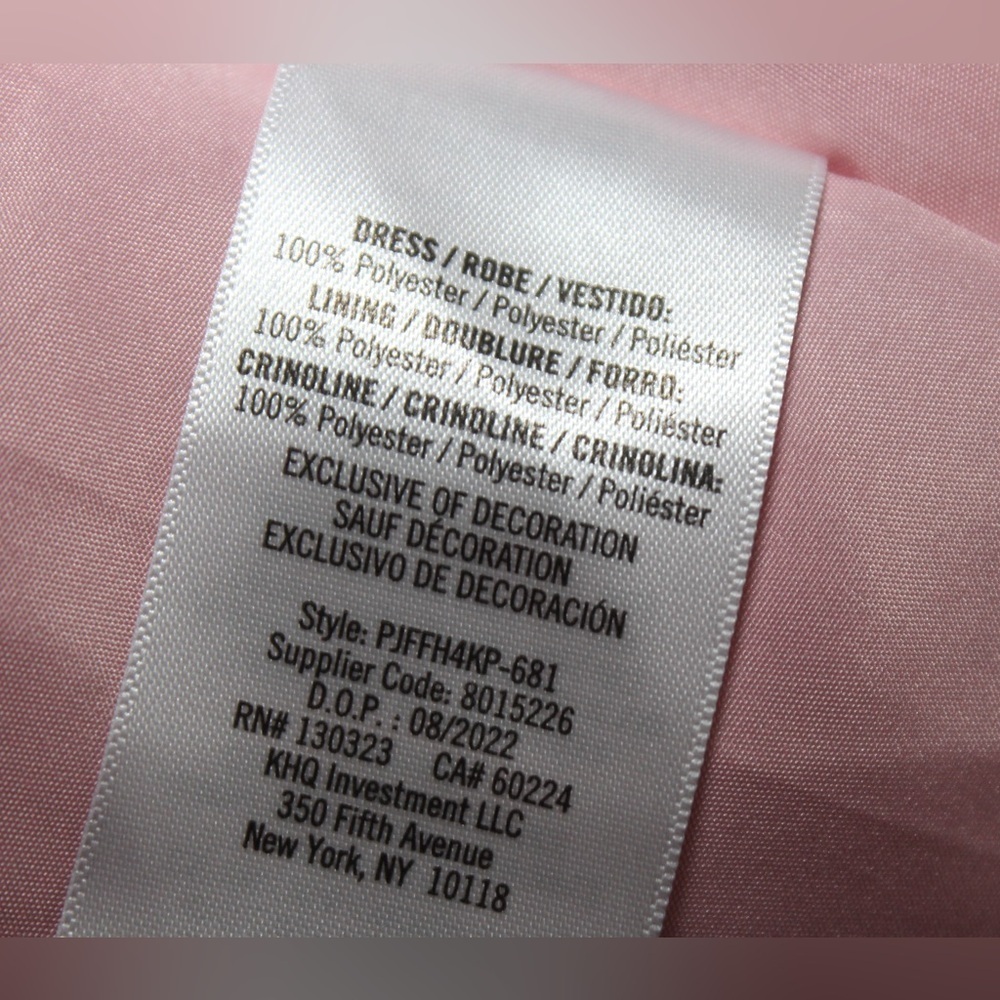 Pippa & Julie Flutter Sleeve Pleat Chiffon Toddler Girl Dress 18m Rose Summer - Picture 5 of 7